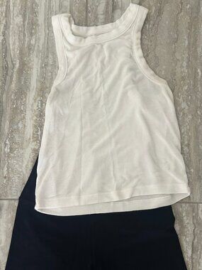Splits59 tank and biker shorts